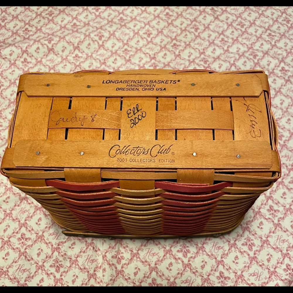 Bundle of 2 2001 Longaberger Baskets American